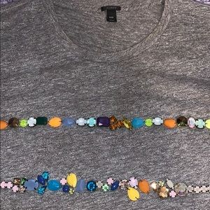 Cute jeweled short sleep top J. Crew